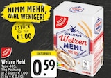 Weizen Mehl Angebote von Gut & Günstig bei EDEKA Düsseldorf für 0,59 €