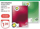 Aktuelle Schulbedarf Angebote bei GLOBUS in Erfurt Aktuelles Collegeblock Angebot bei GLOBUS in Erfurt ab 1,39 €