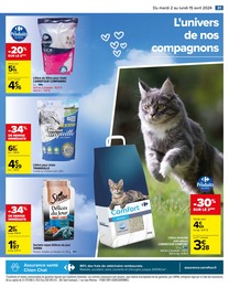 Offre Alimentation Chat dans le catalogue Carrefour du moment à la page 35