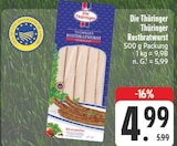 Thüringer Rostbratwurst bei EDEKA im Altenburg Prospekt für 4,99 €