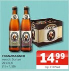 Franziskaner im Angebot bei Getränke Oase in Ahlen Franziskaner Angebote bei Getränke Oase Ahlen für 14,99 €