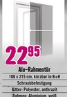 Hornbach Bornheim - Alu-Rahmentür Angebot im Prospekt Alu-Rahmentür bei Hornbach im Bornheim Prospekt für 22,95 €