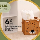 Promo Boite de rangement léopard velours à 6,99 € dans le catalogue Maxi Bazar à Lyon