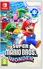 Jeu "Super Mario Bros Wonder" ou "New Super Mario Bros U" pour Nintendo Switch dans le catalogue Carrefour