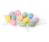 12 Ostereieranhänger, Streifen bei Tchibo im Prospekt "" für 4,99 €