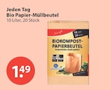 Aktuelle Mülleimer Angebote bei V-Markt in Regensburg Aktuelles Bio Papier-Müllbeutel Angebot bei V-Markt in Regensburg ab 1,49 €