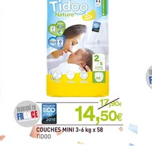 Couches mini - NaturéO à Évry Couches mini en promo chez NaturéO Évry à 14,50 €