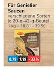 Für Genießer Saucen im aktuellen V-Markt Prospekt für 0,79 €