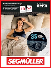 Möbel & Einrichtung Prospekt von Segmüller Leverkusen Segmüller Prospekt: "Tempur Fachberatertage", 4 Seiten, 12.03.2026 - 02.05.2026