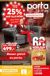 porta Möbel Prospekt für Großbothen mit 12 Seiten porta Möbel Prospekt für Großbothen: "DIE MÖBILÄUMS-SPAR-SHOW", 12 Seiten, 26.10.2025 - 02.11.2025