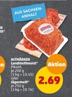 Landmettwurst oder Jägermett Angebote von Altmärker bei Penny-Markt Freital für 2,69 €