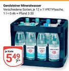 Mineralwasser Angebote von Gerolsteiner bei GLOBUS Pirmasens für 5,49 €