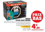 Repas pour chat Sélection poissons - SHEBA en promo chez U Express Repas pour chat Sélection poissons - SHEBA dans le catalogue U Express