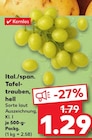 Kaufland Hildesheim - Ital./span. Tafeltrauben Angebot im Prospekt Ital./span. Tafeltrauben bei Kaufland im Hildesheim Prospekt für 1,29 €