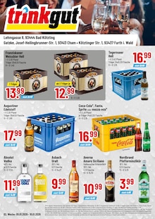 Aktueller Trinkgut Prospekt (Roding, 4 Seiten zum blättern Trinkgut Prospekt Aktuelle Angebote mit 4 Seiten