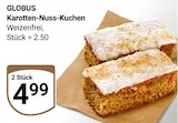 Karotten-Nuss-Kuchen bei GLOBUS im Krumbach Prospekt für 4,99 €