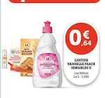 Promo Liquide vaisselle peaux sensibles à 0,64 € dans le catalogue Super U à Plestin-les-Grèves