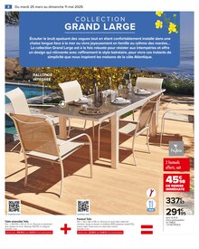 Promo Table Extensible dans le catalogue Carrefour du moment à la page 6