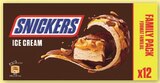 Barres Glacées Snickers - SNICKERS en promo chez Hyper U Reims à 2,49 €