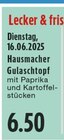 EDEKA - Hausmacher Gulaschtopf Angebot im Prospekt Hausmacher Gulaschtopf bei EDEKA im Prospekt "" für 6,50 €