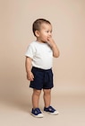Promo Short taille élastique uni en molleton en coton BIO GOTS à 3,99 € dans le catalogue Monoprix Montreuil à Montreuil
