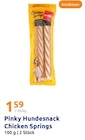 Hundesnack Chicken Springs im Angebot bei Action in Wesel Hundesnack Chicken Springs Angebote von Pinky bei Action Wesel für 1,59 €