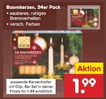 Aktuelles Baumkerzen, 24er Pack Angebot bei Netto Marken-Discount in Darmstadt ab 1,49 €