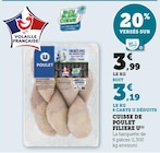 Cuisse de poulet - Filière U en promo chez Super U Clermont-Ferrand à 3,19 €