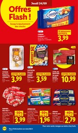 Prix et réduction Surimi dans le prospectus Lidl en cours Offre Surimi dans le catalogue Lidl du moment à la page 16