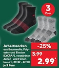 Arbeitssocken im Angebot bei Kaufland in Köln Arbeitssocken Angebote bei Kaufland Köln für 2,99 €