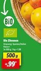 Bio Zitronen Angebote bei Lidl Ulm für 0,99 €