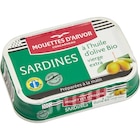 Sardines - MOUETTES D'ARVOR - Carrefour à Courbevoie Sardines - MOUETTES D'ARVOR en promo chez Carrefour Courbevoie à 3,55 €