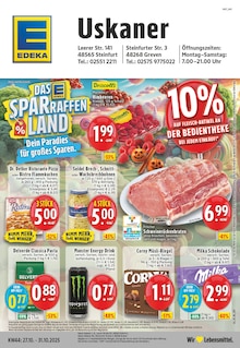 Aktueller EDEKA Prospekt (Greven) EDEKA Prospekt "Aktuelle Angebote" mit  Seiten (Greven)