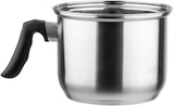 Faitout, casserole ou pot à lait en acier inoxydable - LIVARNO HOME en promo chez Lidl Montreuil à 5,99 €