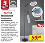 Stehleuchte mit Ventilator im Angebot bei toom Baumarkt in Halberstadt Stehleuchte mit Ventilator Angebote von toom bei toom Baumarkt Halberstadt für 59,99 €
