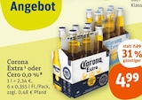 Aktuelle Bier Angebote bei tegut in Leonberg Aktuelles Extra oder Cero 0,0 % Angebot bei tegut in Leonberg ab 4,99 €