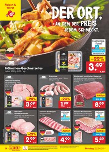 Fleisch im Netto Marken-Discount Prospekt "Aktuelle Angebote" mit 51 Seiten (Bottrop)