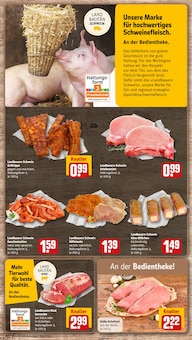 Rindfleisch im REWE Prospekt "Dein Markt" mit 28 Seiten (Reutlingen)