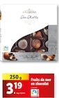 Fruits de mer en chocolat - J.D. GROSS en promo chez Lidl Amiens à 3,19 €