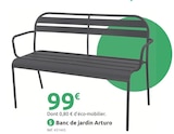 Banc de jardin Arturo - Mr. Bricolage à Ajaccio Banc de jardin Arturo en promo chez Mr. Bricolage Ajaccio à 99,00 €