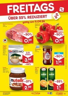 Nutella im Netto Marken-Discount Prospekt "Aktuelle Angebote" mit 71 Seiten (Freiberg)