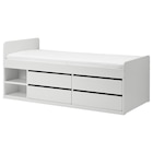 Aktuelles Bettgest., Schubladen + Federholzr weiß Angebot bei IKEA in Mönchengladbach ab 279,00 €