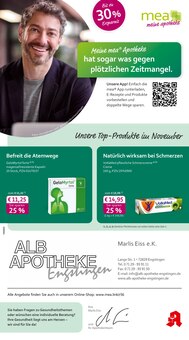 Aktueller mea - meine apotheke Prospekt "Unsere November-Angebote" für Engstingen Aktueller mea - meine apotheke Prospekt für Engstingen mit Seiten
