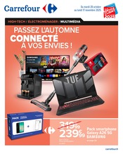 Smartphone Angebote im Prospekt "PASSEZ L'AUTOMNE CONNECTÉ À VOS ENVIES !" von Carrefour Smartphone Angebote im Prospekt "PASSEZ L'AUTOMNE CONNECTÉ À VOS ENVIES !" von Carrefour auf Seite 1