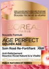 Soin visage rosé re-fortifiant jour Golden Age Age Perfect - L'ORÉAL PARIS dans le catalogue Intermarché Hyper