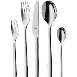 Edelstahl-Besteck-Set, 30-teilig