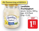 Fruchtjoghurt Angebote von Landliebe bei EDEKA Hofheim für 1,11 €