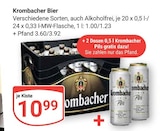 Aktuelle Krombacher Angebote bei GLOBUS in Pirmasens Aktuelles Bier Angebot bei GLOBUS in Pirmasens ab 10,99 €
