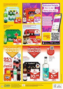 Cola im Netto Marken-Discount Prospekt "DER ORT, AN DEM DU IMMER AUSGEZEICHNETE PREISE FINDEST." mit 2 Seiten (Heilbronn)