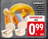 Gelbwurst im EDEKA Prospekt Gelbwurst von im aktuellen EDEKA Prospekt für 0,99 €